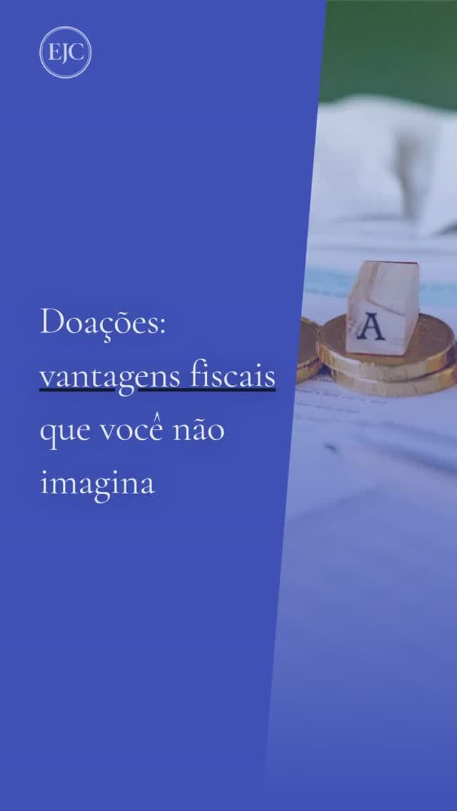 💰✨ Você sabia que suas doações podem também ser uma estraté...