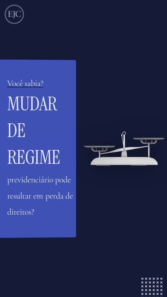Você sabia que mudar de regime previdenciário pode ser uma a...